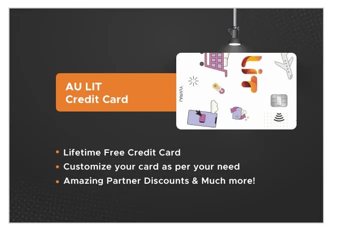 AU LIT Credit Card credit card by AU Small Finance Bank